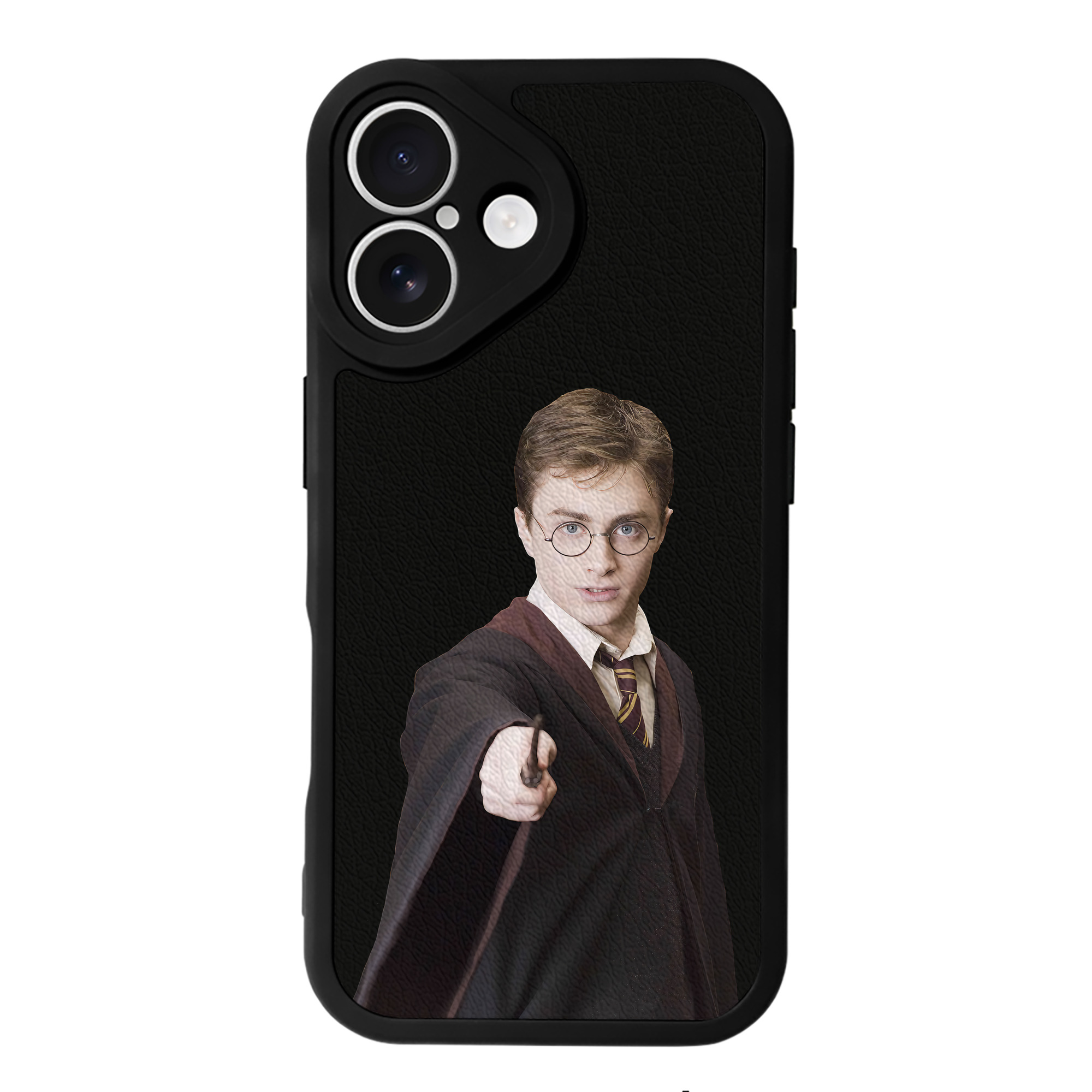 （画像用） Harry Potter ハリー・ポッターシリーズ 【iPhone 16シリーズ対応】シリコンスマホケース（レザー調） 材質：シリコン